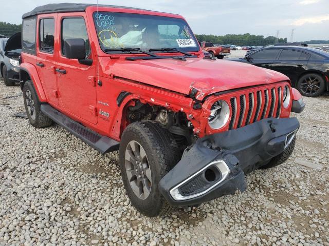 JEEP WRANGLER U 2018 with VIN 1C4HJXEG7JW141113 - Photo from auction