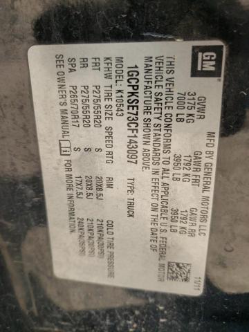 Photo 10 from auction – 2012 CHEVROLET SILVERADO with VIN 1GCPKSE73CF143097