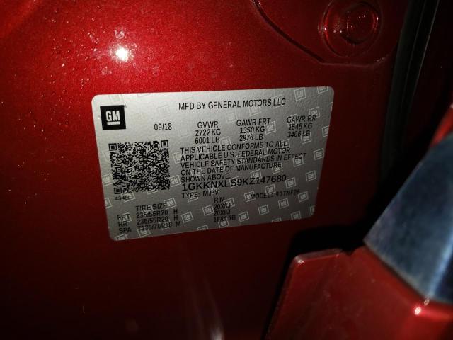 Photo 10 from auction – 2019 GMC ACADIA DEN with VIN 1GKKNXLS9KZ147680
