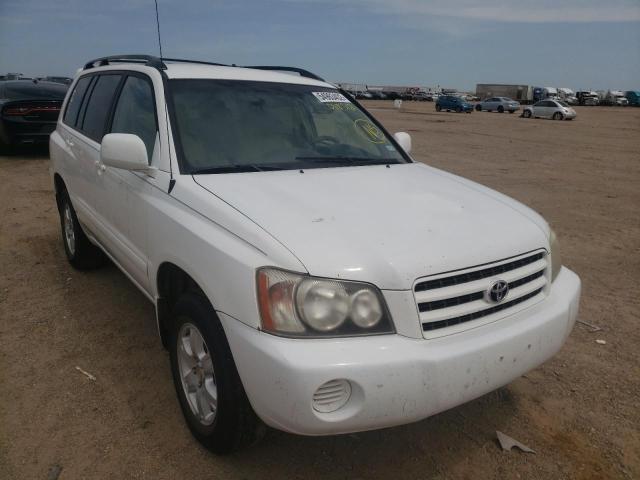 TOYOTA HIGHLANDER 2002 with VIN JTEHF21A120068312 - Photo from auction