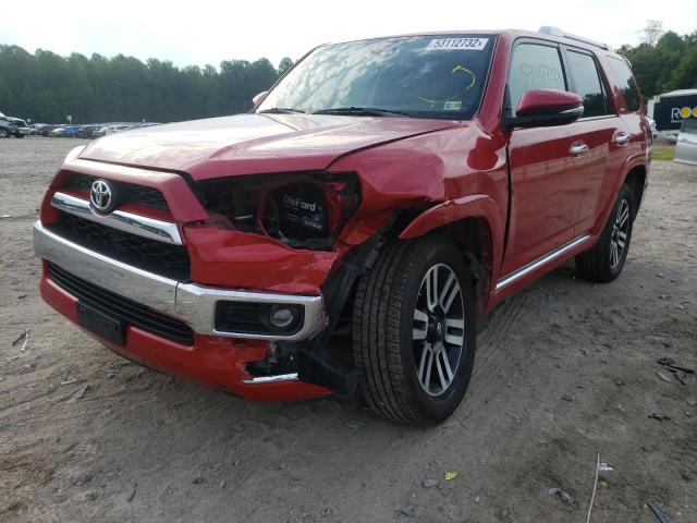 Photo 2 from auction – 2016 TOYOTA 4RUNNER SR with VIN JTEBU5JR0G5384961