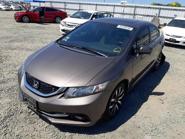 Photo 2 from auction – 2014 HONDA CIVIC EXL with VIN 19XFB2F90EE260015