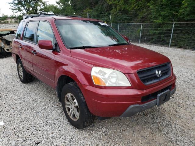 HONDA PILOT EXL 2003 with VIN 2HKYF18523H613185 - Photo from auction