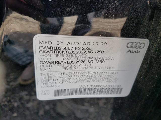 Photo 10 from auction – 2010 AUDI Q5 PRESTIG with VIN WA1VKAFP6AA039160