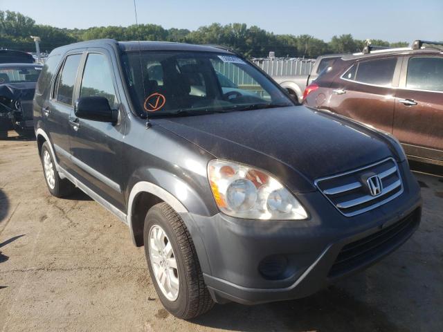 HONDA CR-V EX 2006 with VIN JHLRD68806C014872 - Photo from auction
