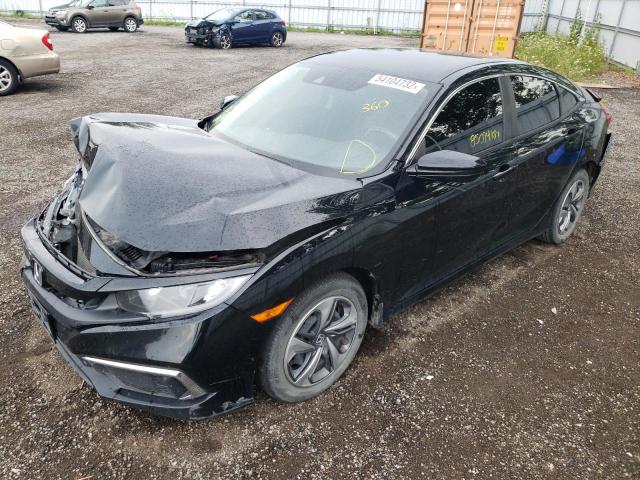 Photo 2 from auction – 2019 HONDA CIVIC LX with VIN 2HGFC2E57KH011675