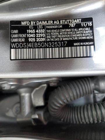 Photo 10 from auction – 2016 MERCEDES-BENZ CLA 250 with VIN WDDSJ4EB5GN325317