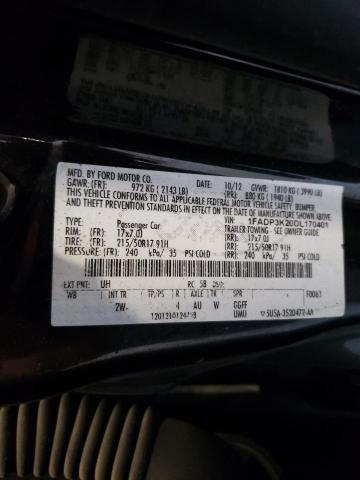 Photo 10 from auction – 2013 FORD FOCUS SE with VIN 1FADP3K20DL170401
