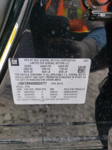 Photo 10 from auction – 2022 BUICK ENVISION E with VIN LRBFZNR45ND020777