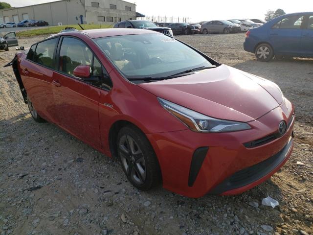 TOYOTA PRIUS 2019 with VIN JTDKARFU2K3075837 - Photo from auction