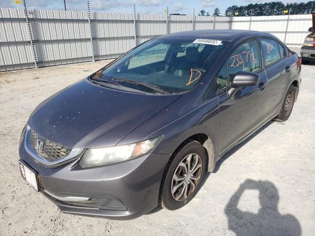 Photo 2 from auction – 2014 HONDA CIVIC LX with VIN 19XFB2F5XEE028504