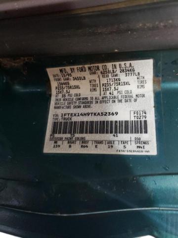 Photo 10 from auction – 1996 FORD F150 with VIN 1FTEX14H9TKA52369