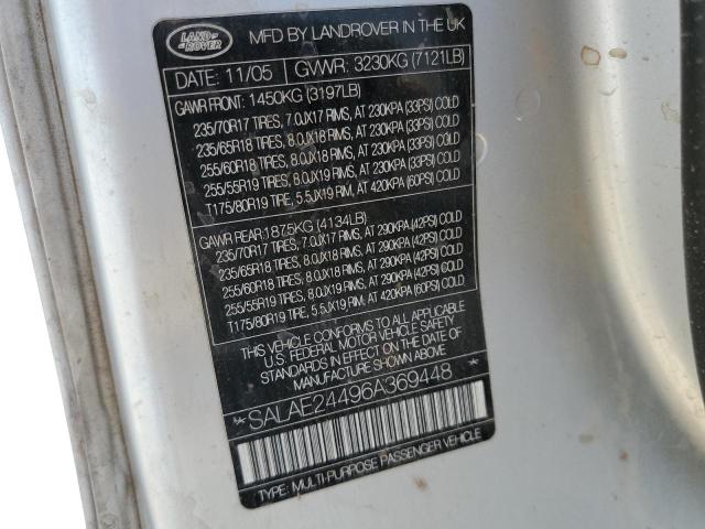 Zdjęcie 10 z aukcji – 2006 LAND ROVER LR3 z VIN SALAE24496A369448