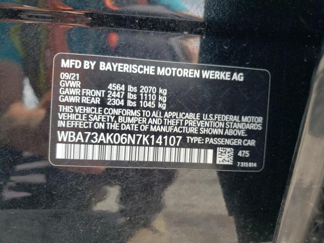 Photo 10 from auction – 2022 BMW 228XI with VIN WBA73AK06N7K14107