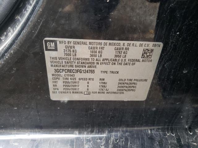 Photo 10 from auction – 2015 CHEVROLET SILVERADO with VIN 3GCPCREC3FG124765