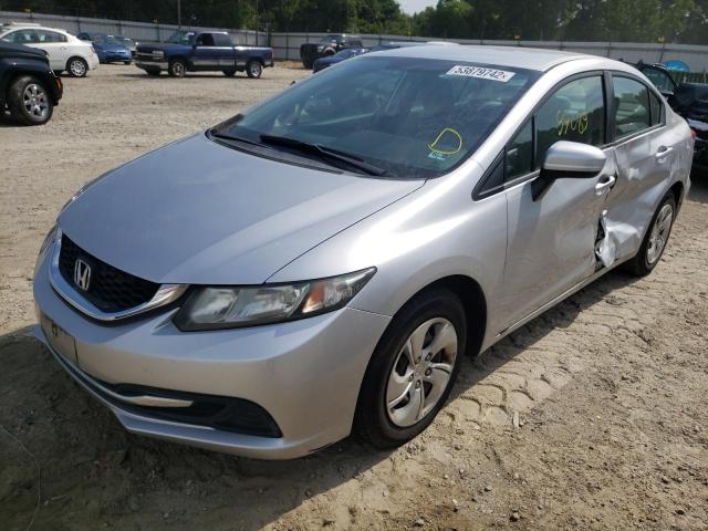 Photo 2 from auction – 2015 HONDA CIVIC LX with VIN 19XFB2F51FE058685