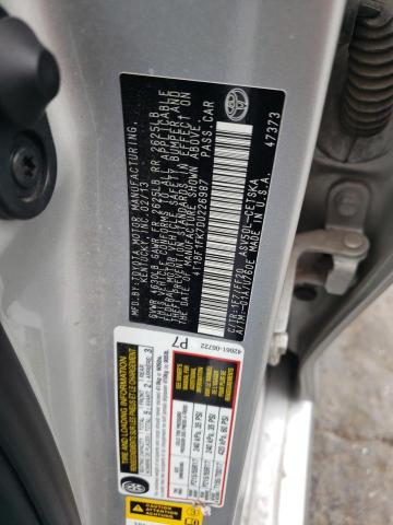 Photo 10 from auction – 2013 TOYOTA CAMRY L with VIN 4T1BF1FK7DU226987