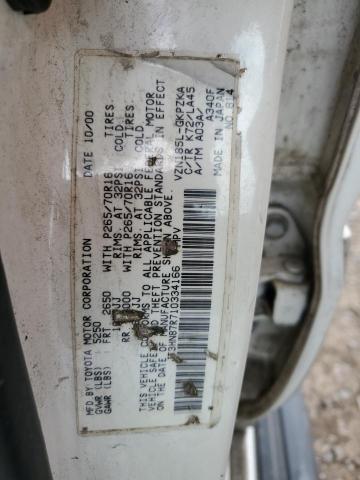 Photo 10 from auction – 2001 TOYOTA 4 RUNNER with VIN JT3HN87R710334166