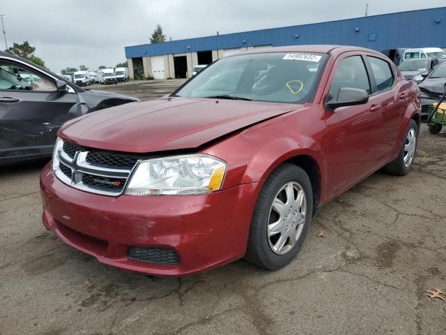 Photo 2 from auction – 2014 DODGE AVENGER SE with VIN 1C3CDZAG6EN218315