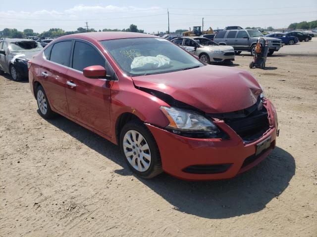 NISSAN SENTRA S 2014 with VIN 3N1AB7AP0EL693197 - Photo from auction