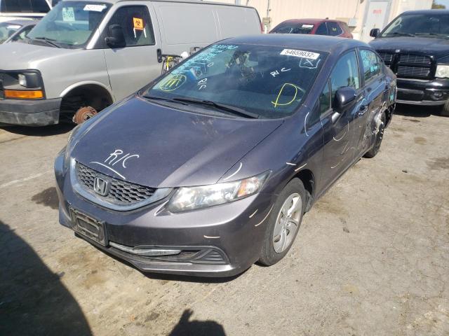 Photo 2 from auction – 2015 HONDA CIVIC LX with VIN 19XFB2F53FE268883
