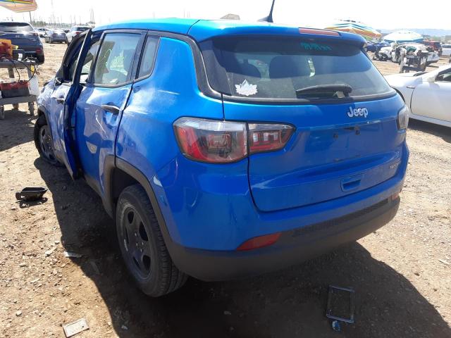 Photo 3 from auction – 2020 JEEP COMPASS SP with VIN 3C4NJCAB6LT230427