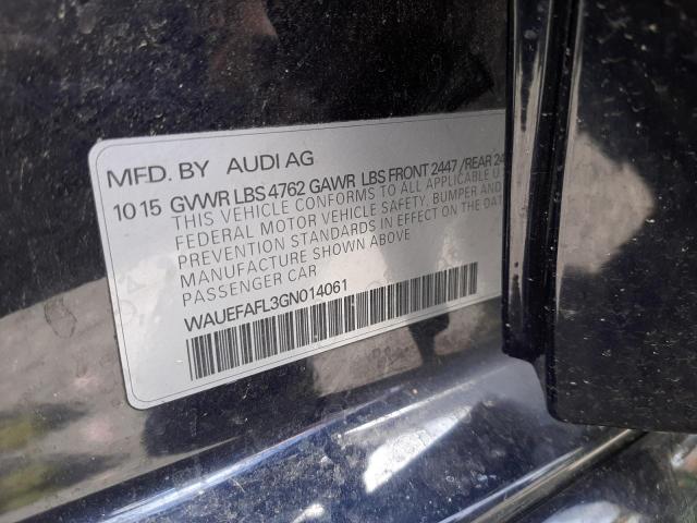 Photo 10 from auction – 2016 AUDI A4 PREMIUM with VIN WAUEFAFL3GN014061
