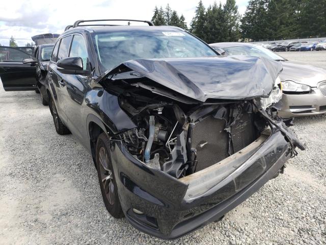 TOYOTA HIGHLANDER 2016 with VIN 5TDJKRFHXGS507138 - Photo from auction