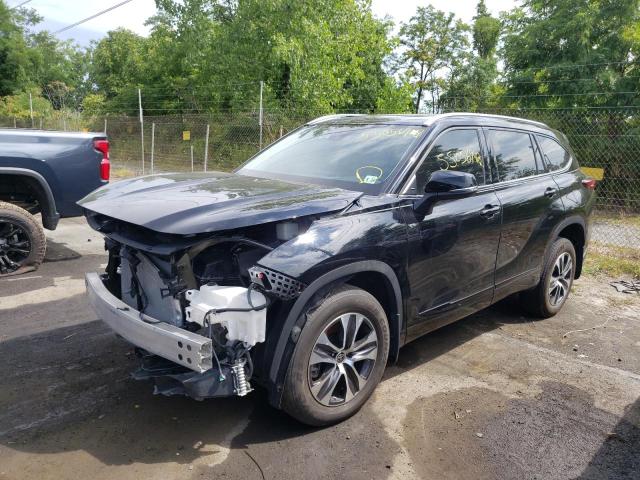 Photo 2 from auction – 2021 TOYOTA HIGHLANDER with VIN 5TDHZRBH2MS542459