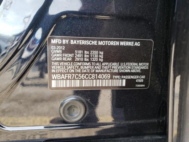 Photo 10 from auction – 2012 BMW 535 I with VIN WBAFR7C56CC814069