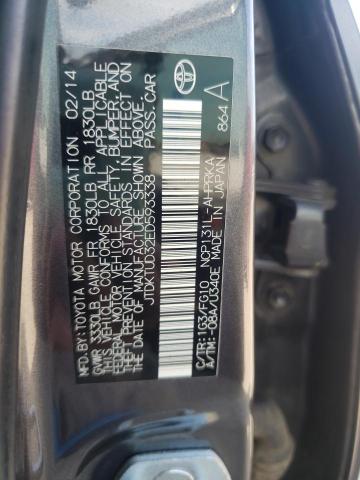 Photo 10 from auction – 2014 TOYOTA YARIS with VIN JTDKTUD32ED593338