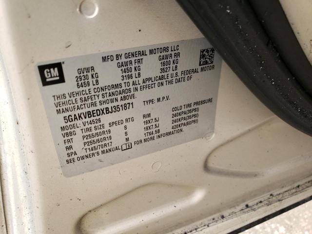Photo 10 from auction – 2011 BUICK ENCLAVE CX with VIN 5GAKVBEDXBJ351871