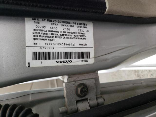 Photo 10 from auction – 2005 VOLVO S60 with VIN YV1RS612452466427