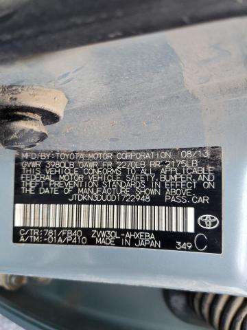 Photo 10 from auction – 2013 TOYOTA PRIUS with VIN JTDKN3DU0D1722948