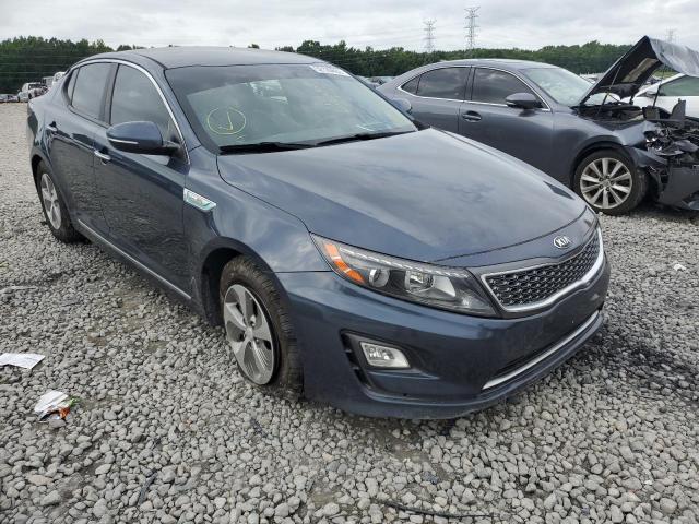 KIA OPTIMA HYB 2014 with VIN KNAGM4AD8E5075421 - Photo from auction