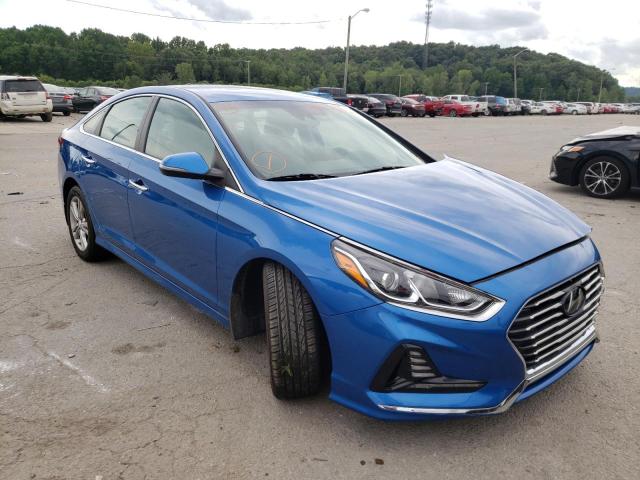 HYUNDAI SONATA 2018 with VIN 5NPE34AF0JH649289 - Photo from auction