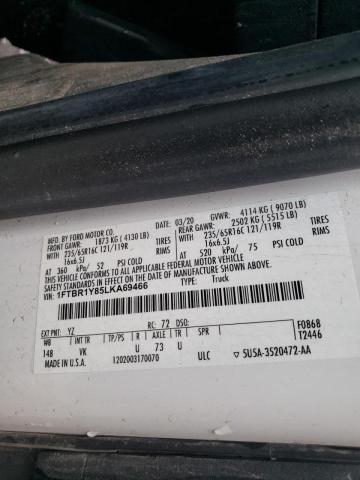 Photo 10 from auction – 2020 FORD TRANSIT T- with VIN 1FTBR1Y85LKA69466