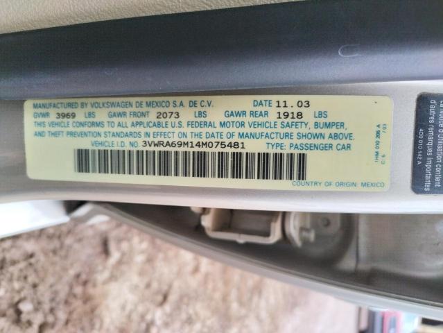 Photo 10 from auction – 2004 VOLKSWAGEN JETTA GL with VIN 3VWRA69M14M075481
