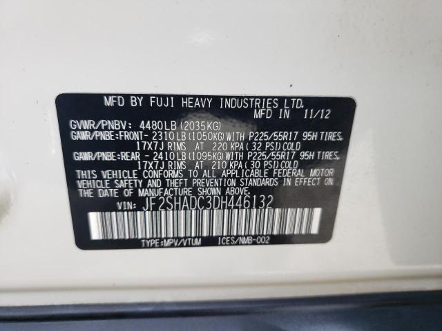 Photo 10 from auction – 2013 SUBARU FORESTER 2 with VIN JF2SHADC3DH446132