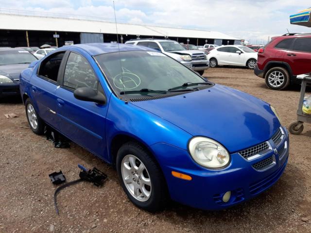 DODGE NEON SXT 2004 with VIN 1B3ES56C24D512812 - Photo from auction
