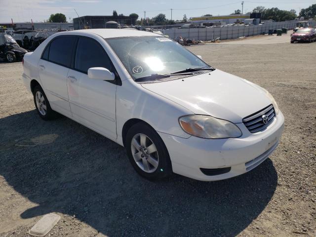 TOYOTA COROLLA CE 2003 with VIN JTDBR32E330043552 - Photo from auction