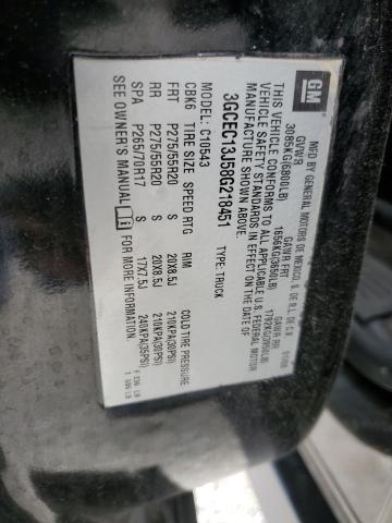 Photo 10 from auction – 2008 CHEVROLET SILVERADO with VIN 3GCEC13J58G218451