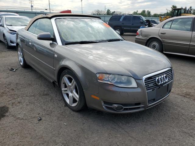 AUDI A4 2.0T CA 2007 with VIN WAUDF48H17K025518 - Photo from auction