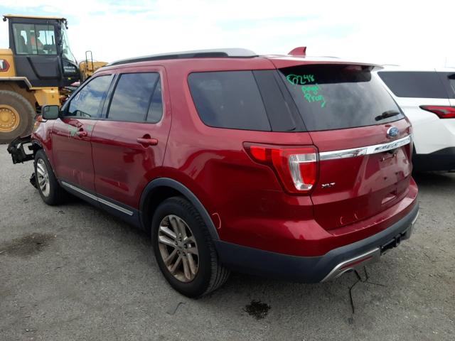 Photo 3 from auction – 2016 FORD EXPLORER X with VIN 1FM5K7D81GGC05218