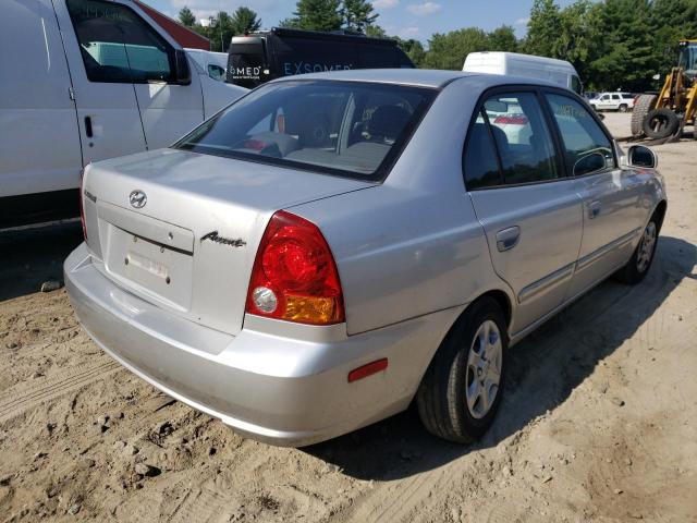 Photo 4 from auction – 2003 HYUNDAI ACCENT GL with VIN KMHCG45C13U498026