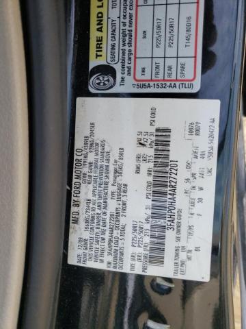 Photo 10 from auction – 2010 FORD FUSION SE with VIN 3FAHP0HA4AR272201