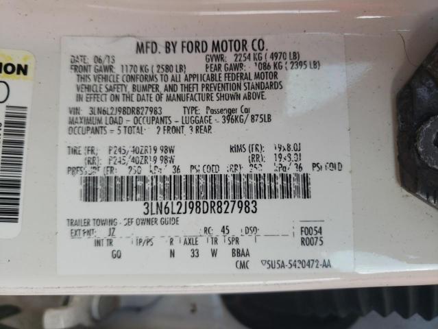 Photo 10 from auction – 2013 LINCOLN MKZ with VIN 3LN6L2J98DR827983