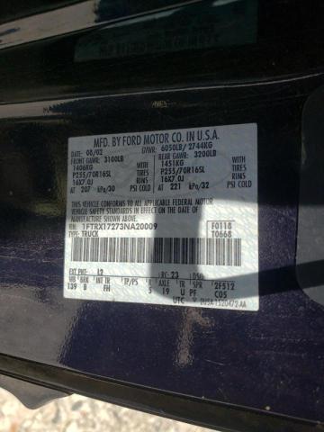 Photo 10 from auction – 2003 FORD F150 with VIN 1FTRX17273NA20009