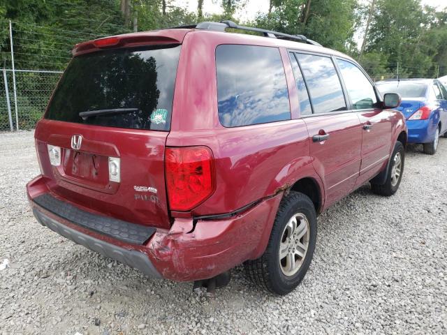 Photo 4 from auction – 2003 HONDA PILOT EXL with VIN 2HKYF18523H613185