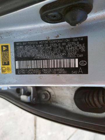 Photo 10 from auction – 2014 LEXUS CT 200 with VIN JTHKD5BH0E2193323
